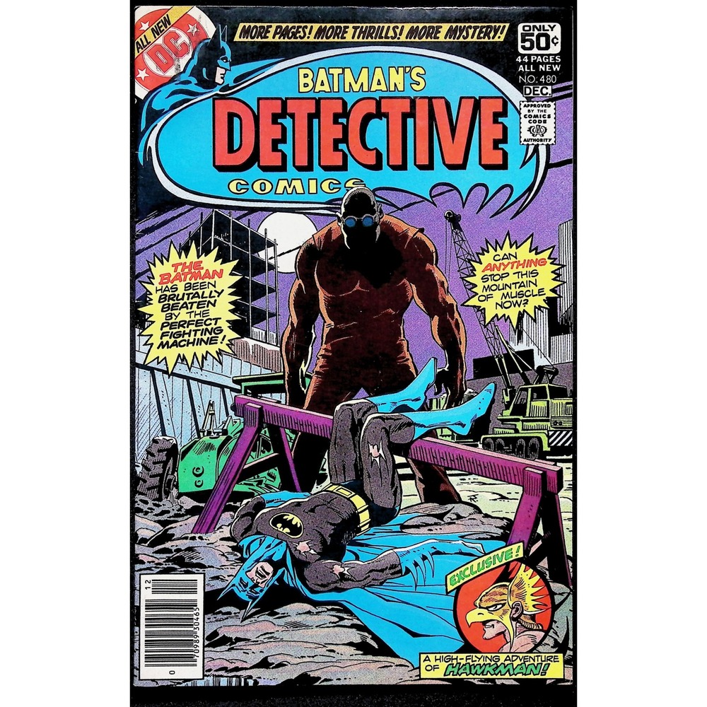 Detective Comics #480 Newsstand 1978‎ Batman vs Gork Jim Aparo Cover VF
